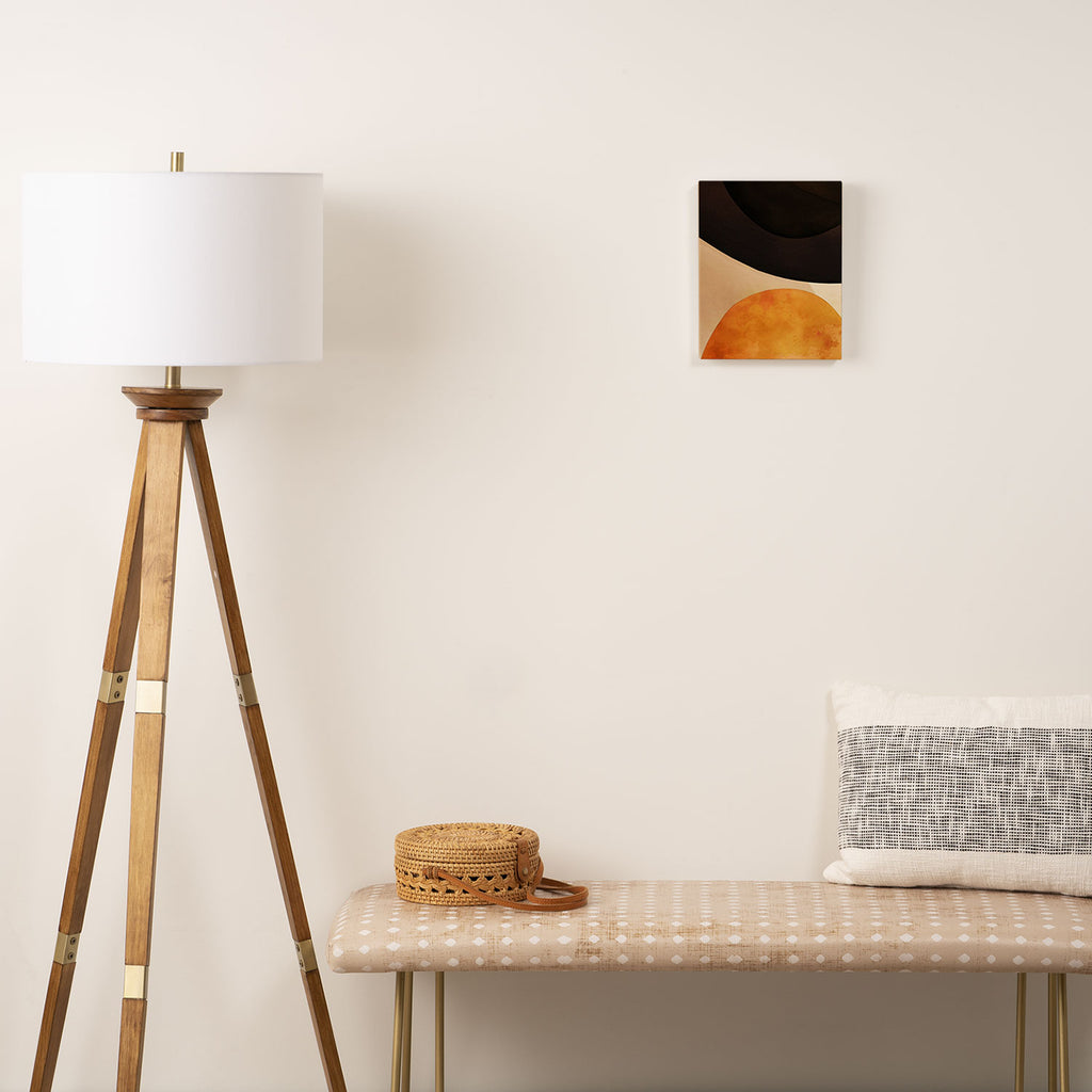 Abstract & Modern Shape Art 3 Canvas Print Gallery Image 2
