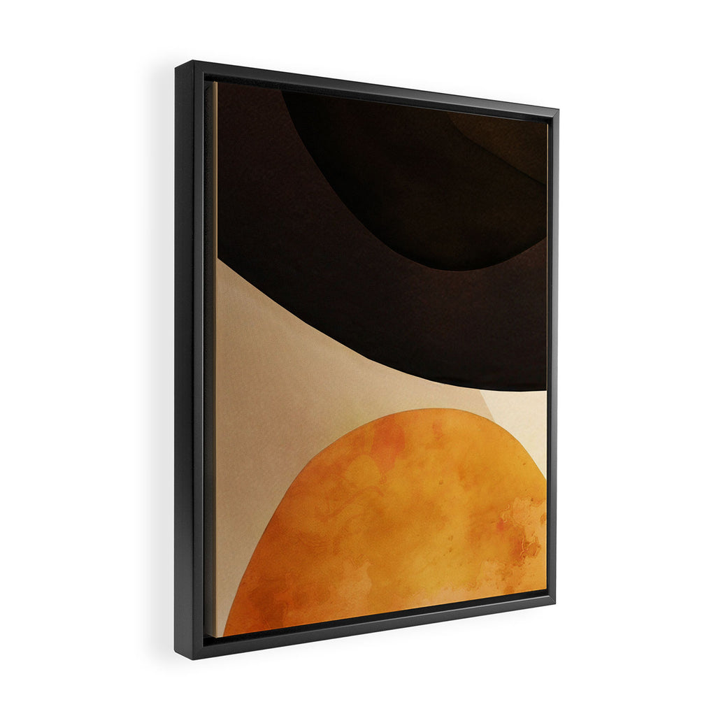 Abstract & Modern Shape Art 3 Framed Canvas Print Gallery Image 2