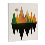 Abstract Mountains Canvas Print Gallery Image 6
