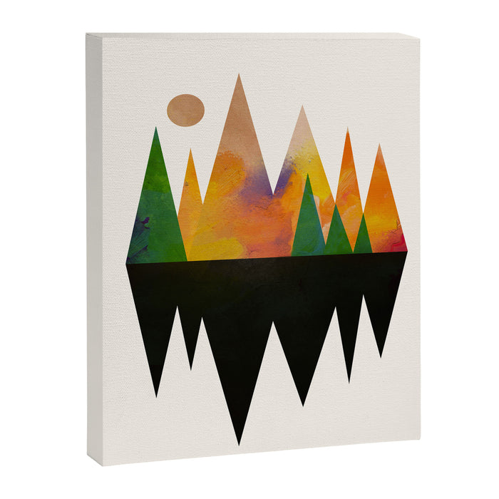 Abstract Mountains Canvas Print Gallery Image 1