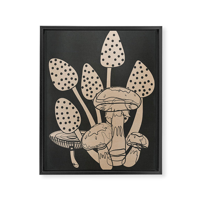 Abstract Mushrooms 1 Framed Canvas Print Gallery Image 1