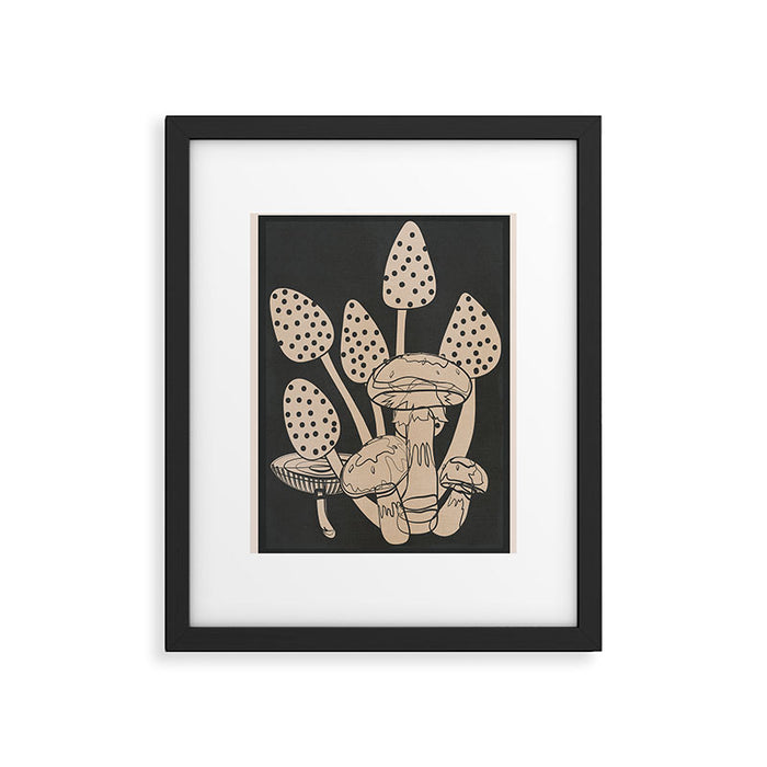Abstract Mushrooms 1 Framed Art Print Gallery Image 1