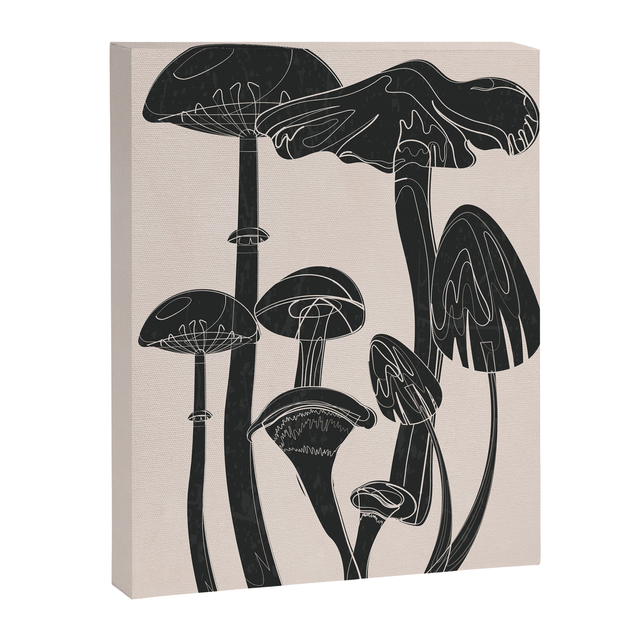 Abstract Mushrooms 12 Canvas Print Gallery Image 6