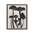 Abstract Mushrooms 12 Framed Canvas Print Gallery Image 6