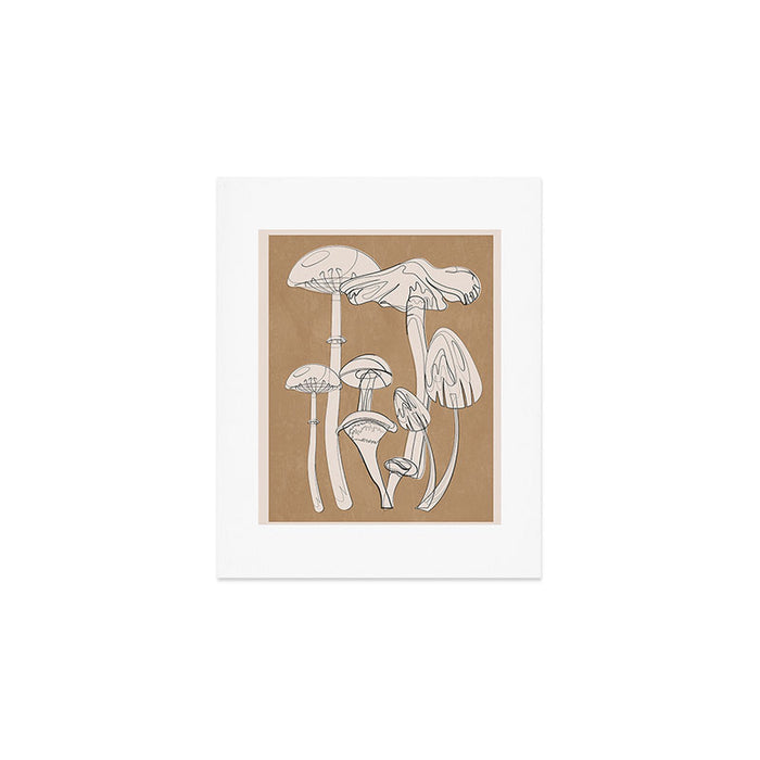 Abstract Mushrooms 13 Art Print Gallery Image 1