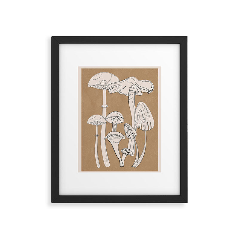 Abstract Mushrooms 13 Framed Art Print Gallery Image 5
