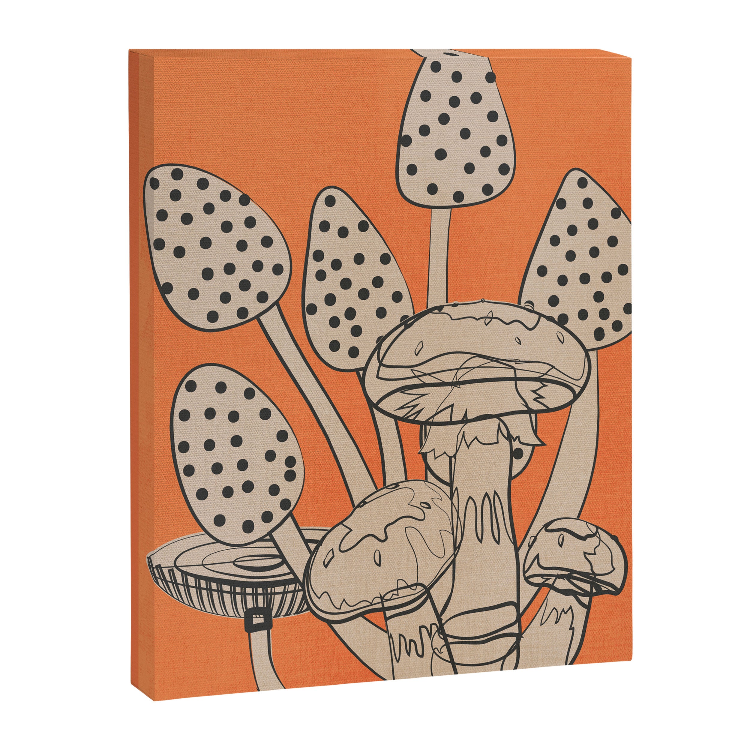 Abstract Mushrooms 2 Canvas Print Gallery Image 6