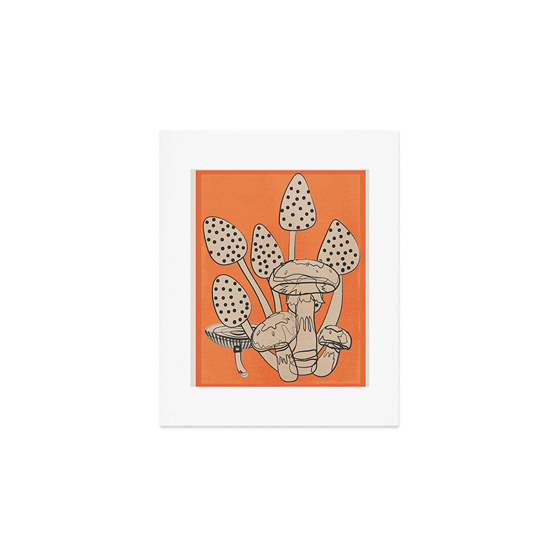 Abstract Mushrooms 2 Art Print Gallery Image 1
