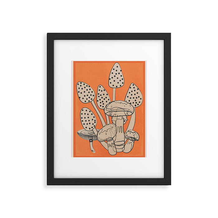Abstract Mushrooms 2 Framed Art Print Gallery Image 1