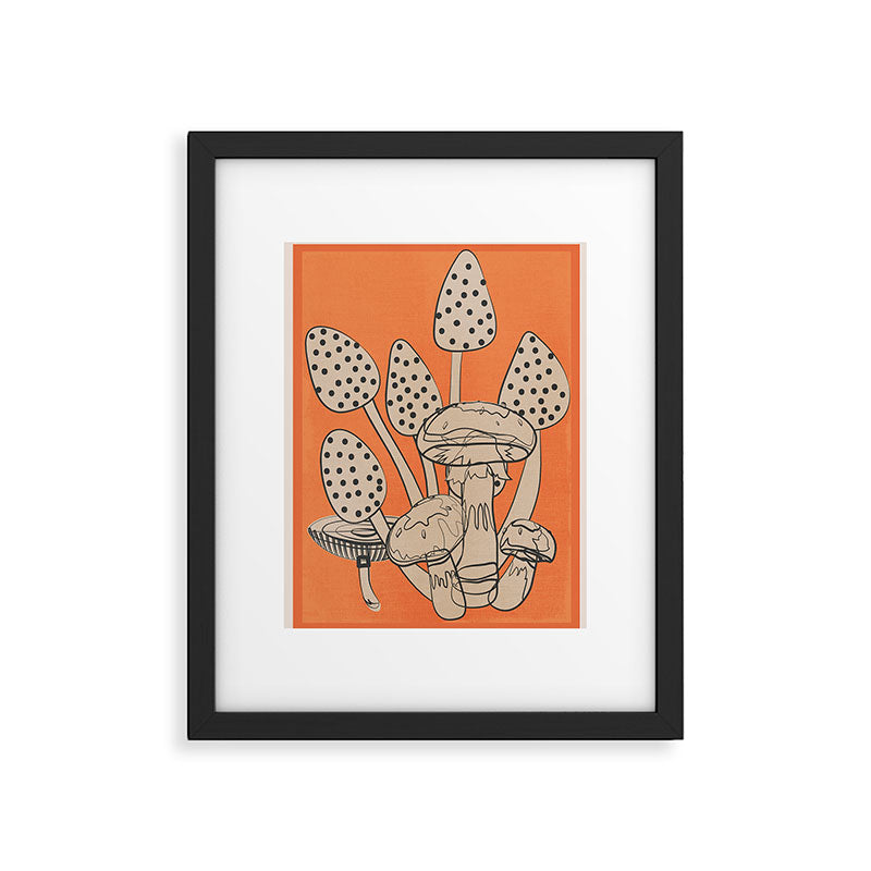 Abstract Mushrooms 2 Framed Art Print Gallery Image 5
