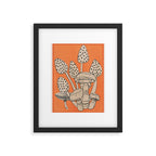Abstract Mushrooms 2 Framed Art Print Gallery Image 5