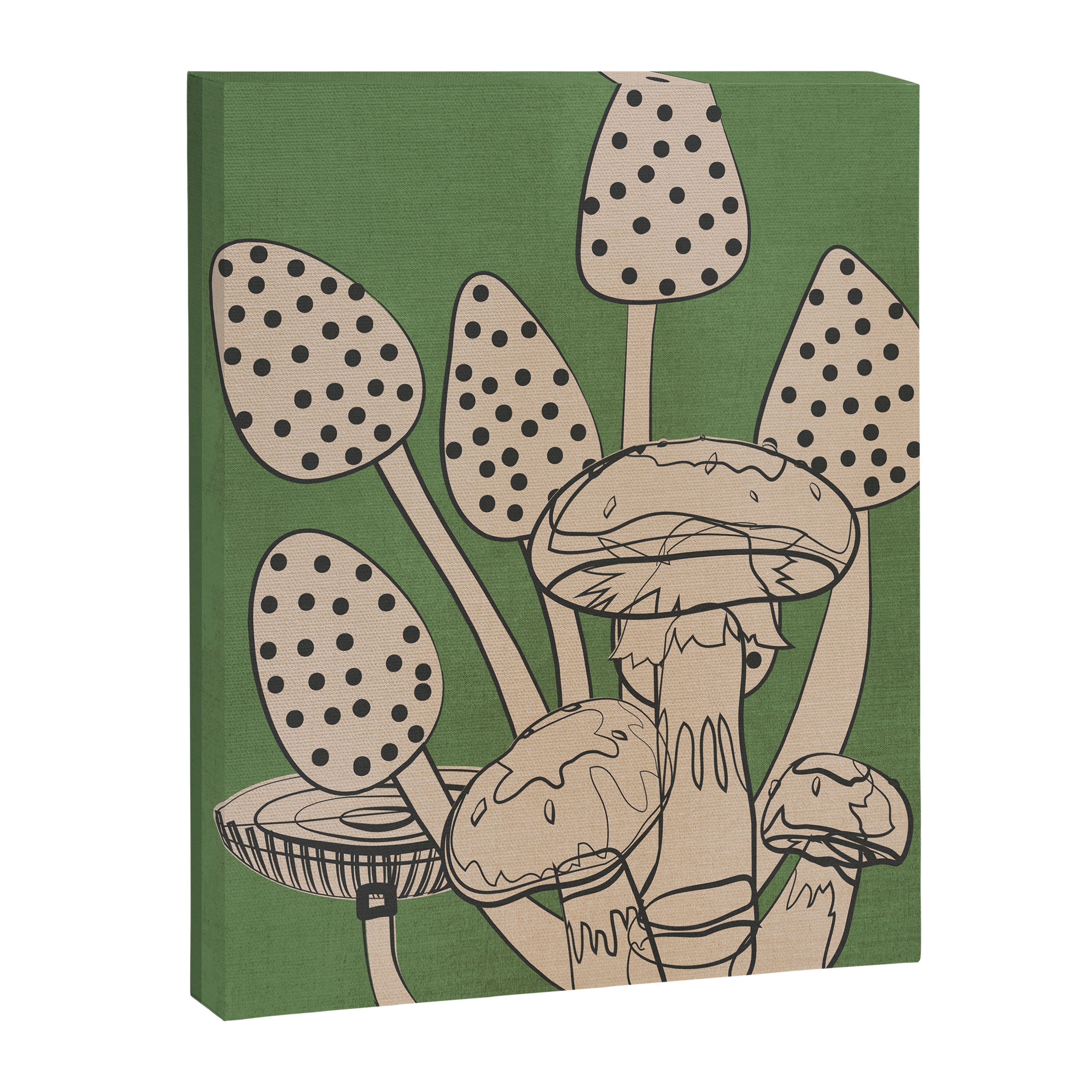 Abstract Mushrooms 4 Canvas Print Gallery Image 6