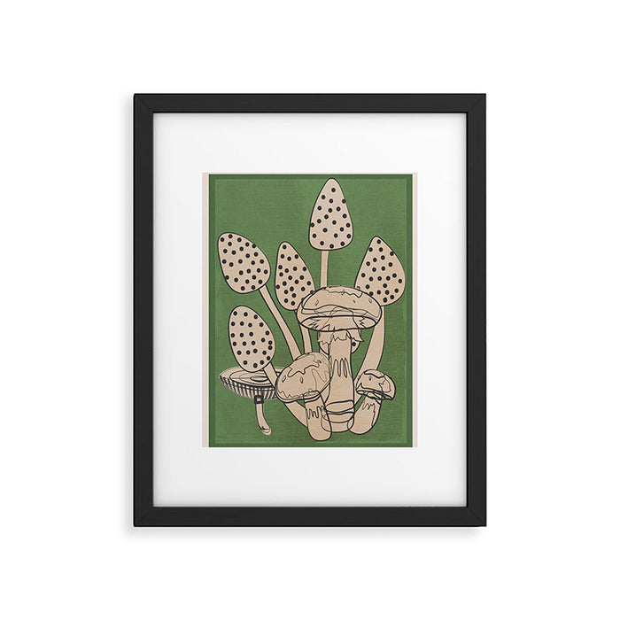 Abstract Mushrooms 4 Framed Art Print Gallery Image 1