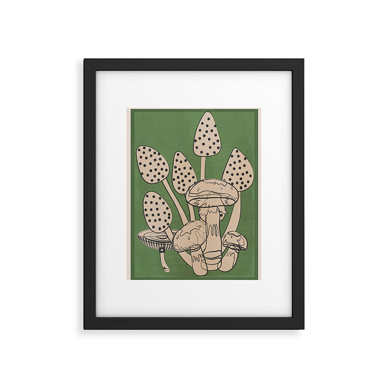 Abstract Mushrooms 4 Framed Art Print Gallery Image 5