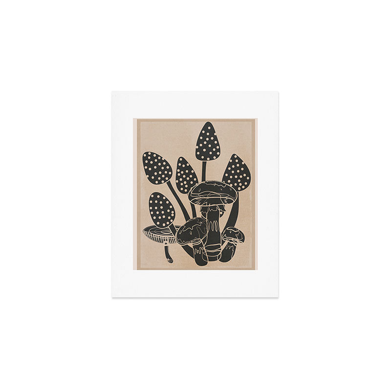 Abstract Mushrooms 6 Art Print Gallery Image 1