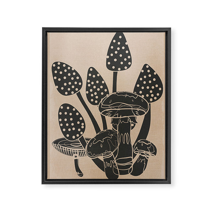 Abstract Mushrooms 6 Framed Canvas Print Gallery Image 1
