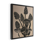 Abstract Mushrooms 6 Framed Canvas Print Gallery Image 2