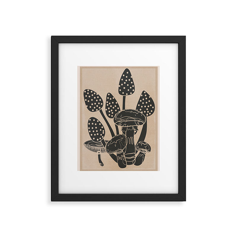 Abstract Mushrooms 6 Framed Art Print Gallery Image 5