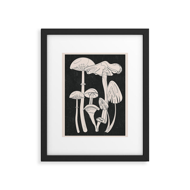 Abstract Mushrooms 7 Framed Art Print Gallery Image 5