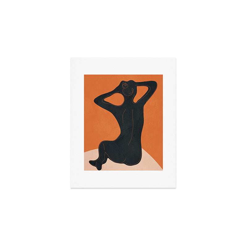 Abstract Nude I Art Print Gallery Image 1