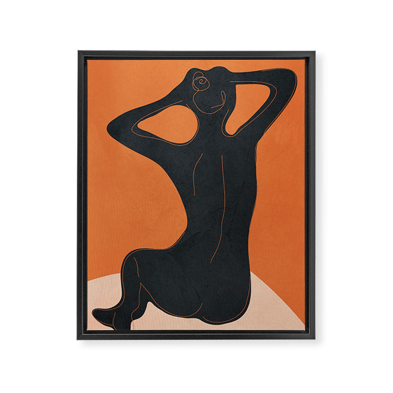 Abstract Nude I Framed Canvas Print Gallery Image 8