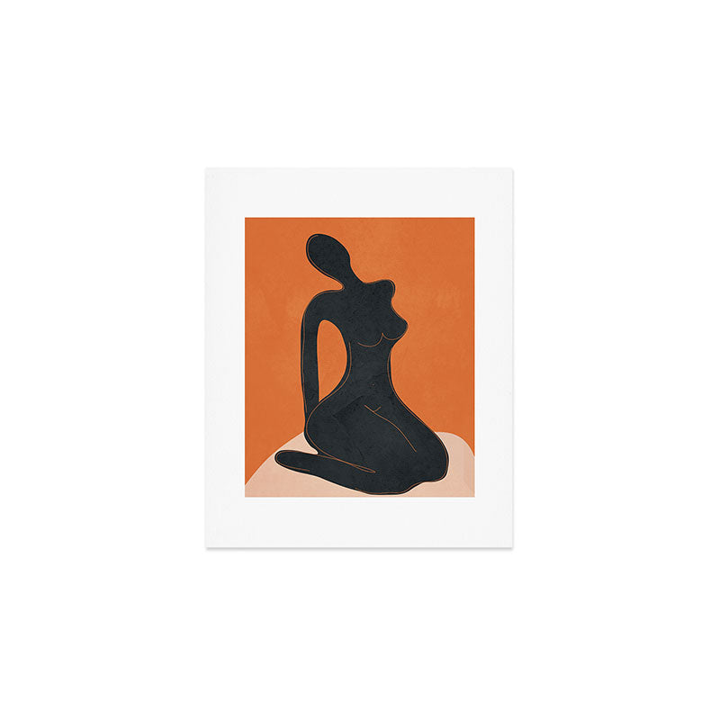Abstract Nude II Art Print Gallery Image 1
