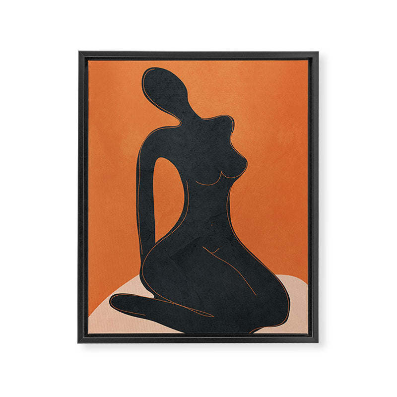 Abstract Nude II Framed Canvas Print Gallery Image 6