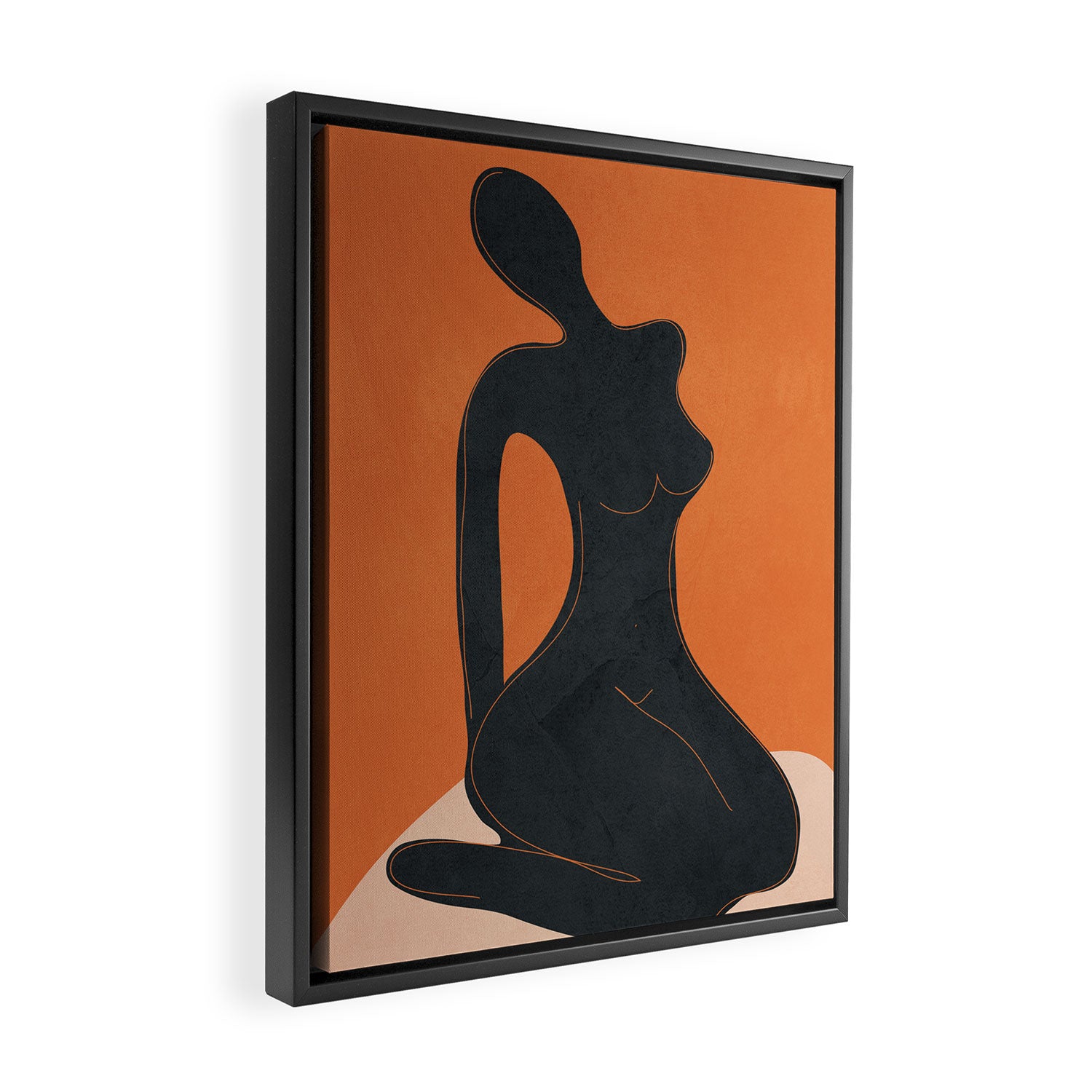 Abstract Nude II Framed Canvas Print Gallery Image 2