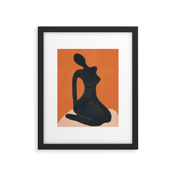 Abstract Nude II Framed Art Print Gallery Image 1