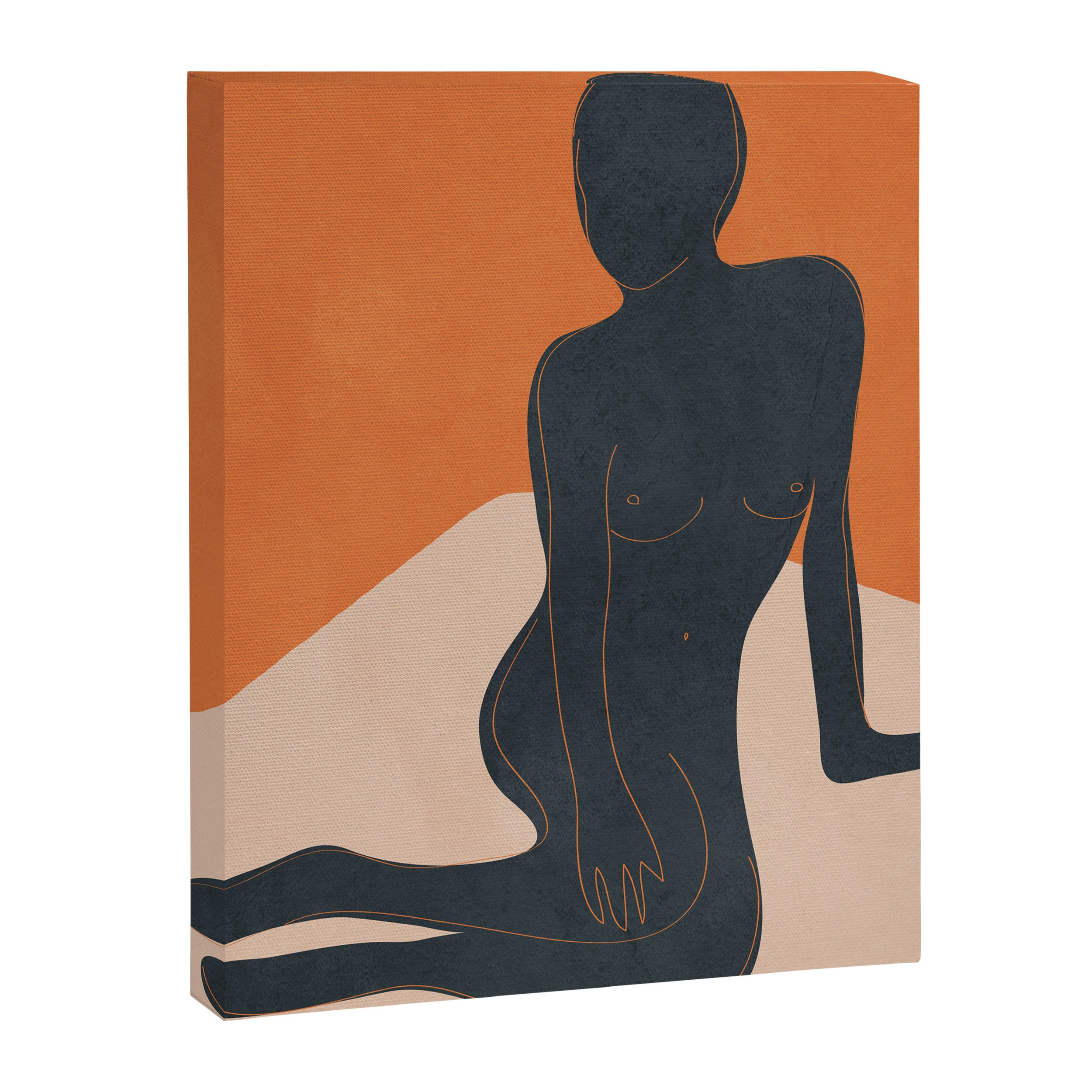 Abstract Nude III Canvas Print Gallery Image 6