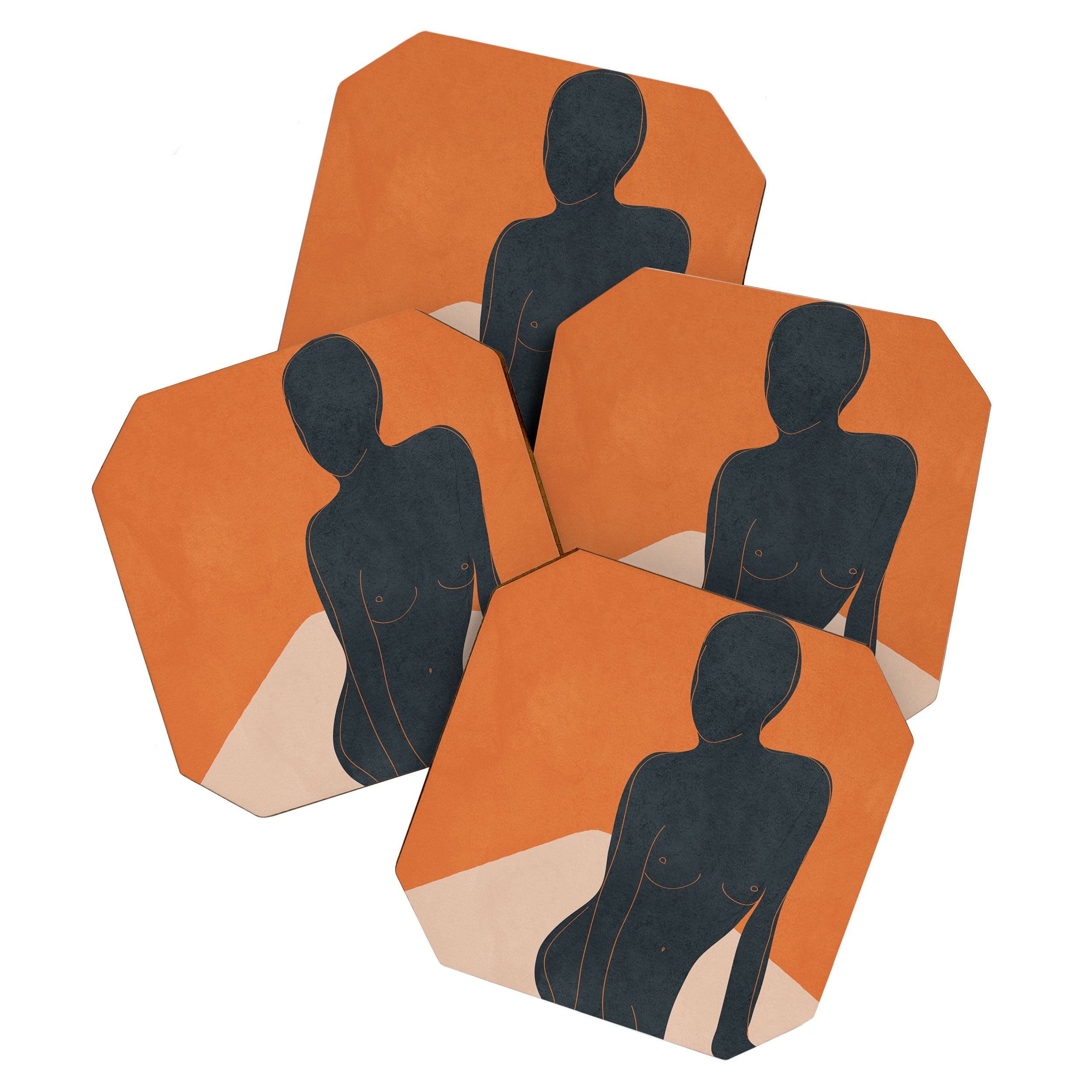 Abstract Nude III Coaster Gallery Image 1