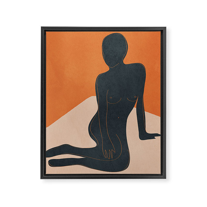 Abstract Nude III Framed Canvas Print Gallery Image 6