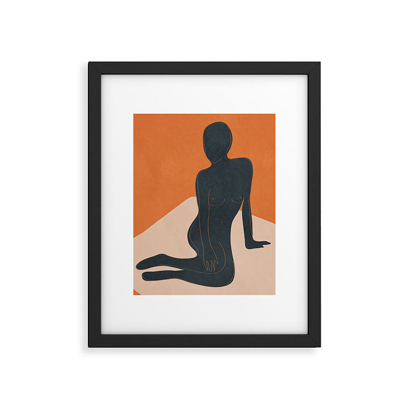 Abstract Nude III Framed Art Print Gallery Image 4