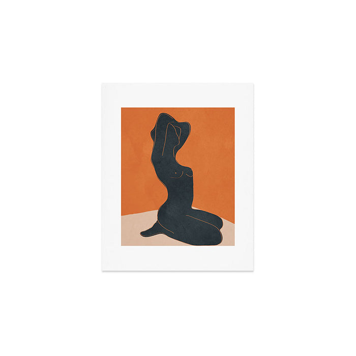 Abstract Nude IV Art Print Gallery Image 1