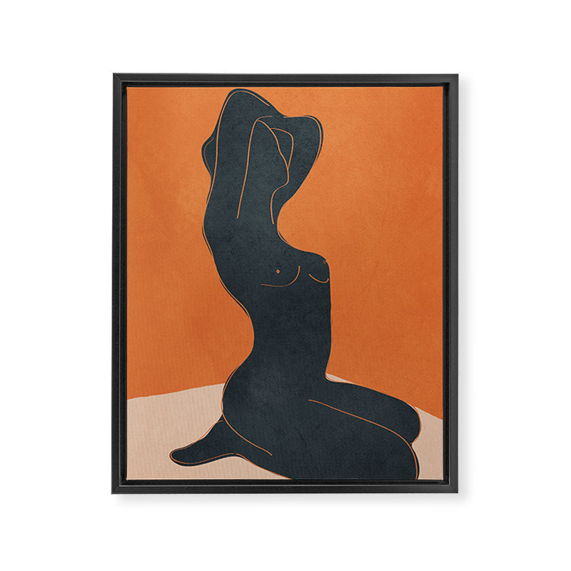 Abstract Nude IV Framed Canvas Print Gallery Image 6