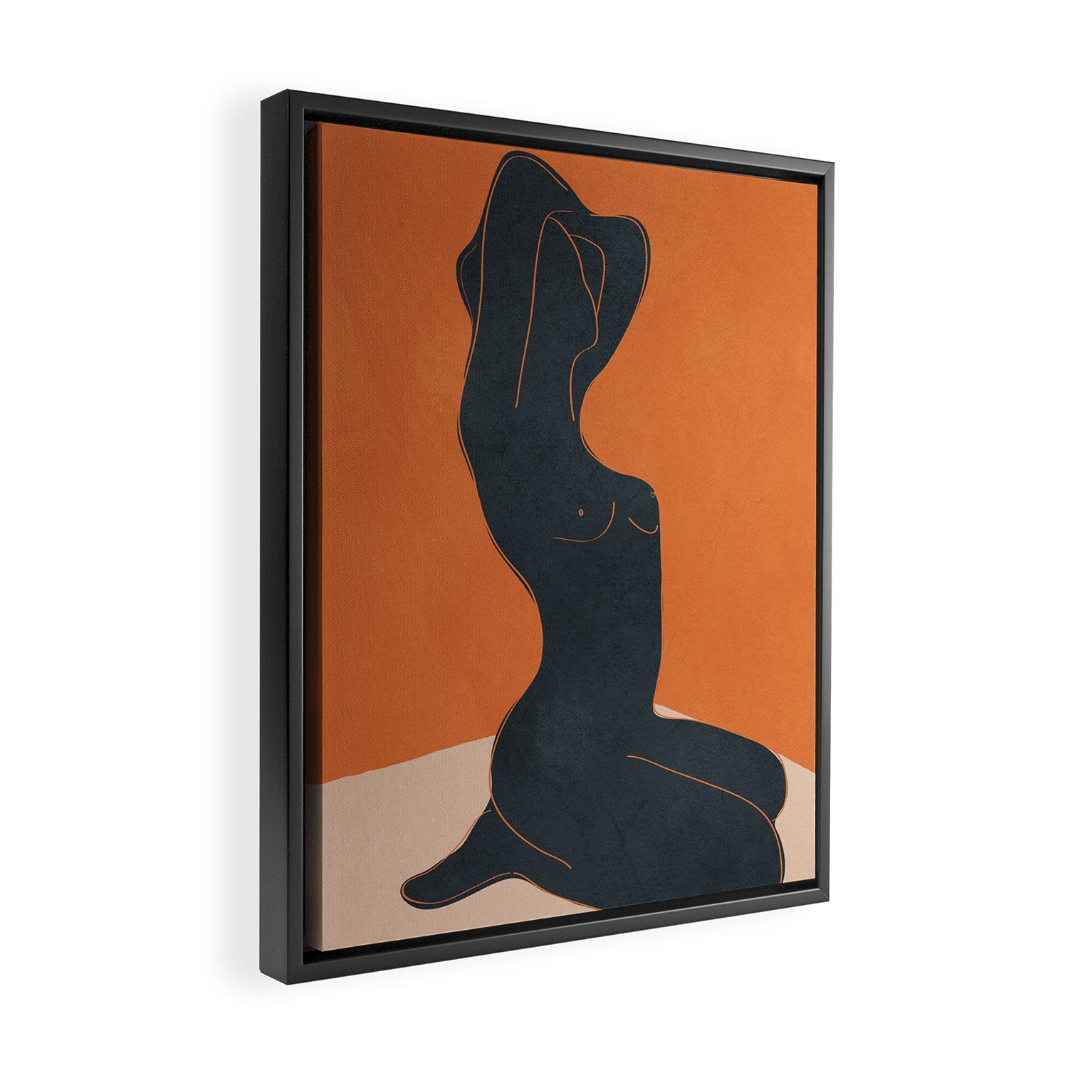 Abstract Nude IV Framed Canvas Print Gallery Image 2