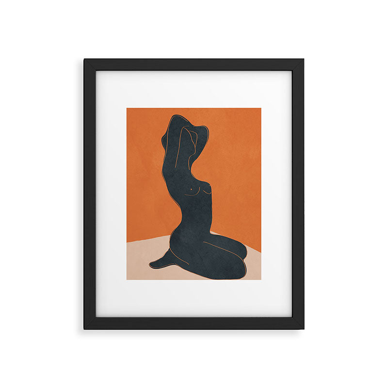 Abstract Nude IV Framed Art Print Gallery Image 4