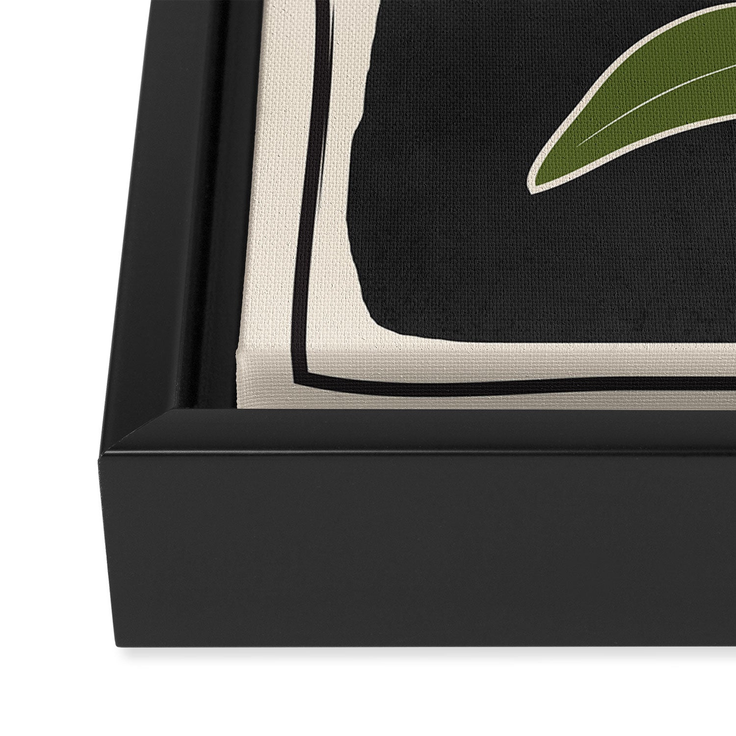 Abstract Plant 01 Framed Canvas Print Gallery Image 3