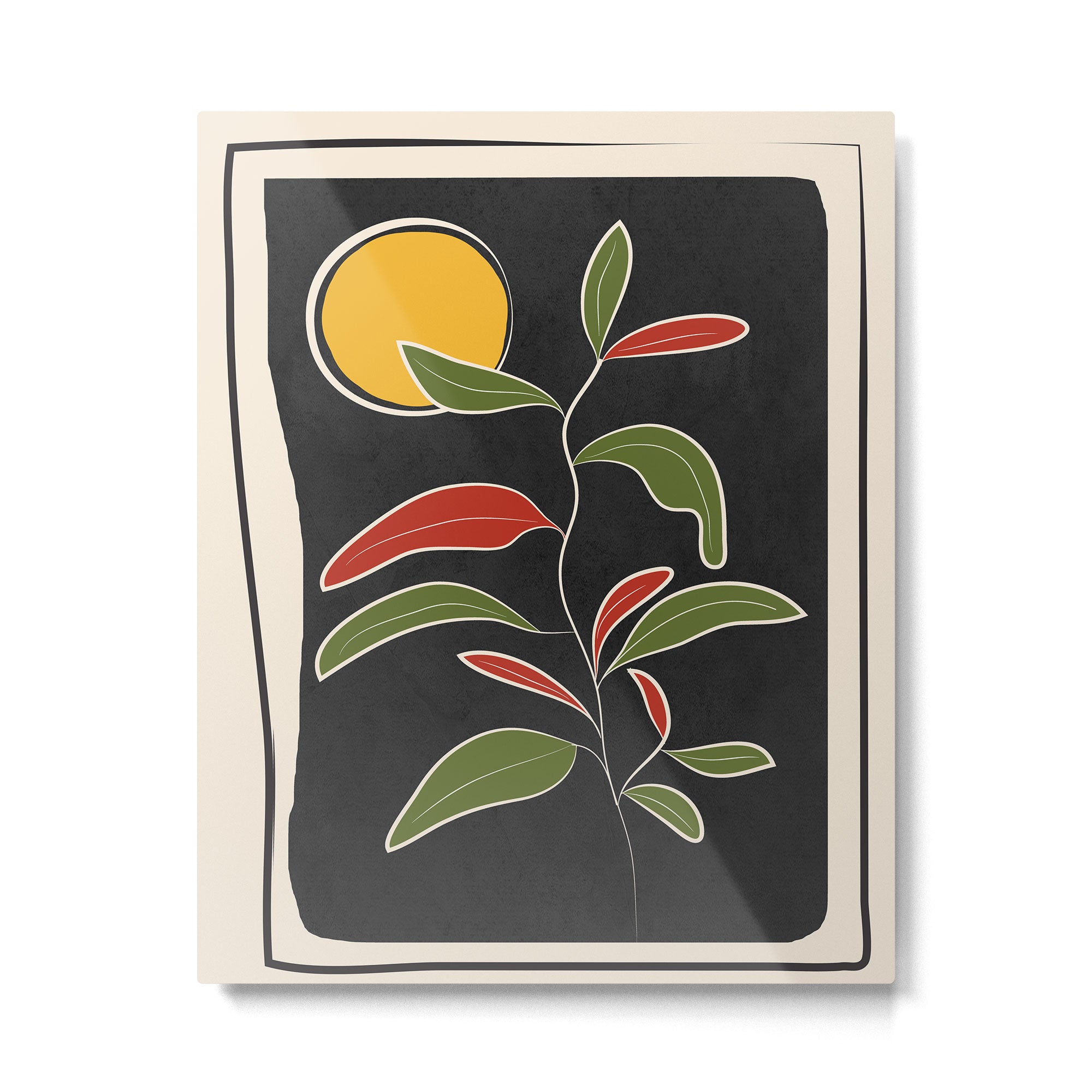 Abstract Plant 01 Metal Print Gallery Image 4