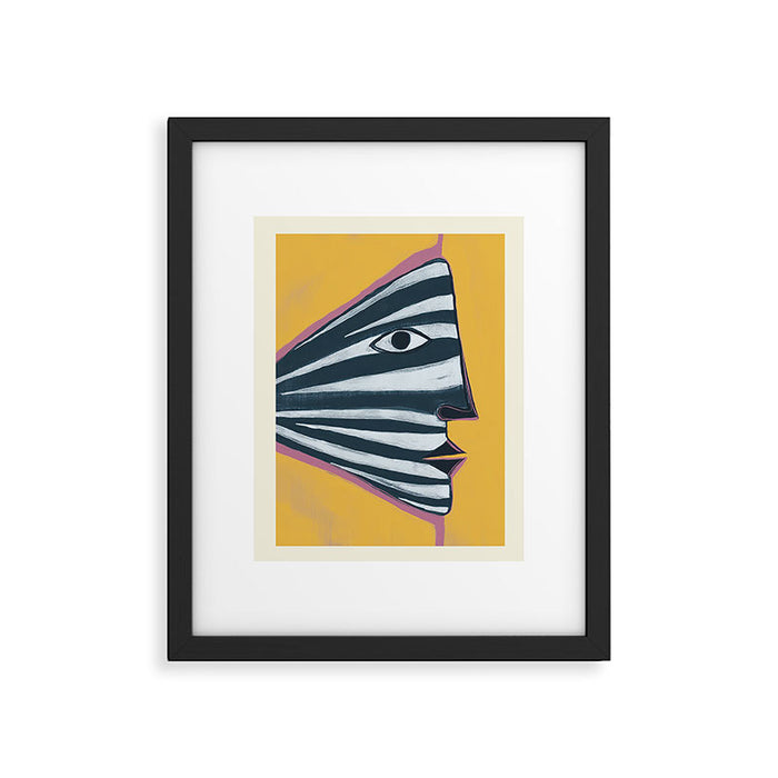 Abstract Profile Framed Art Print Gallery Image 1