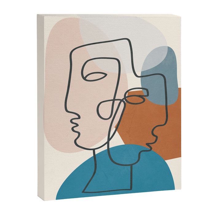 Abstract Profiles 01 Canvas Print Gallery Image 1