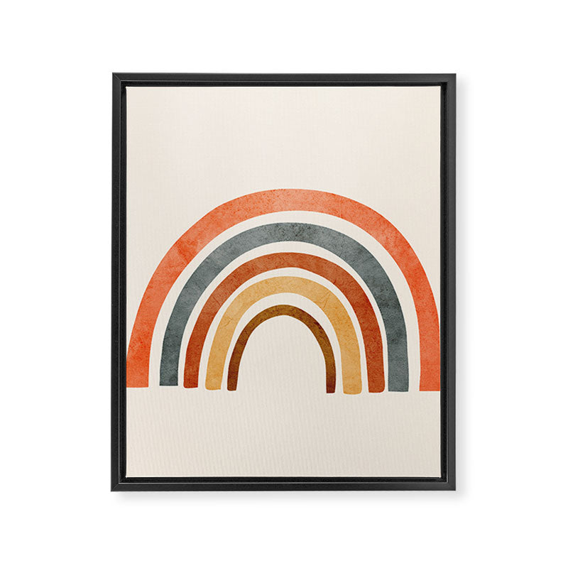 Abstract Rainbow 88 Framed Canvas Print Gallery Image 6