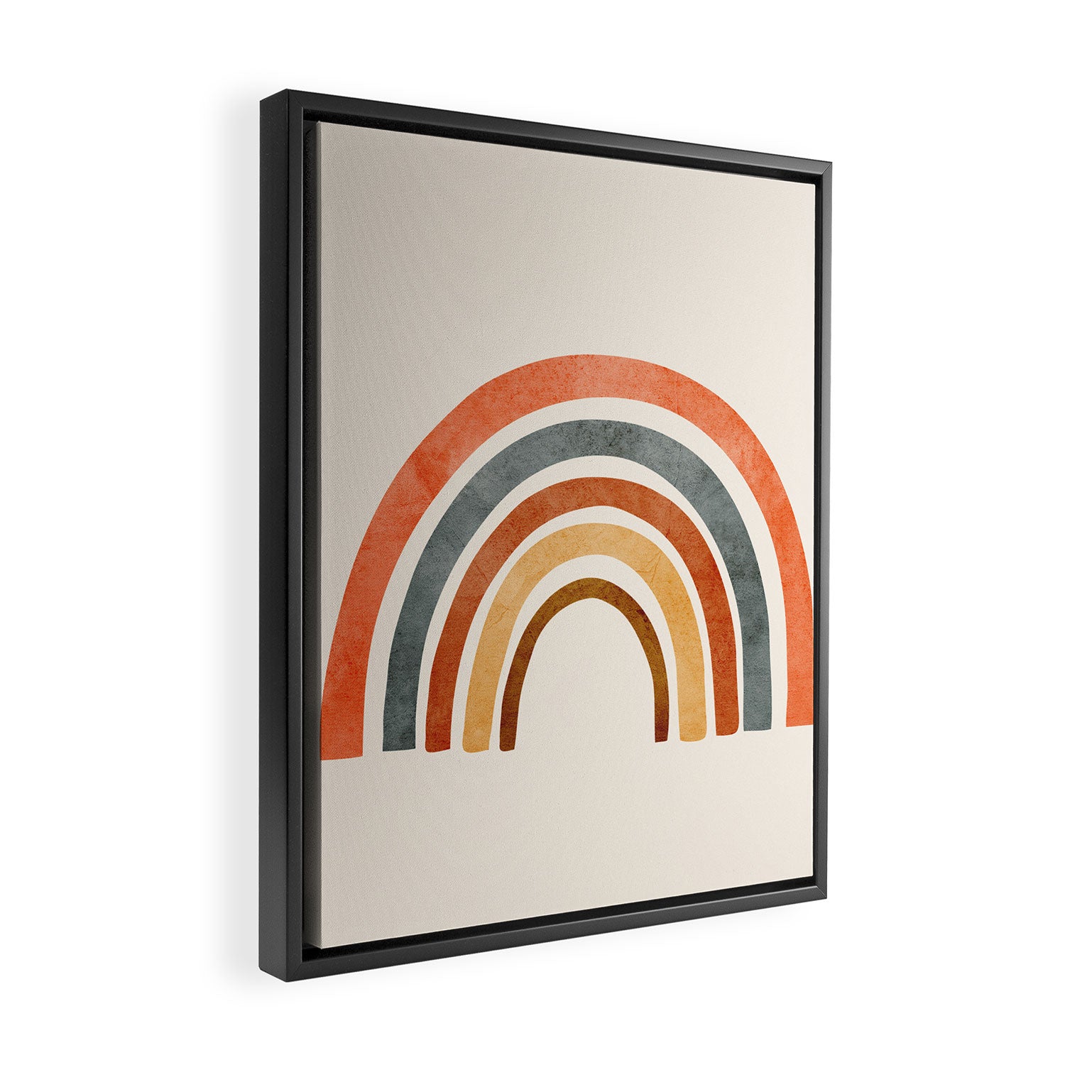 Abstract Rainbow 88 Framed Canvas Print Gallery Image 2
