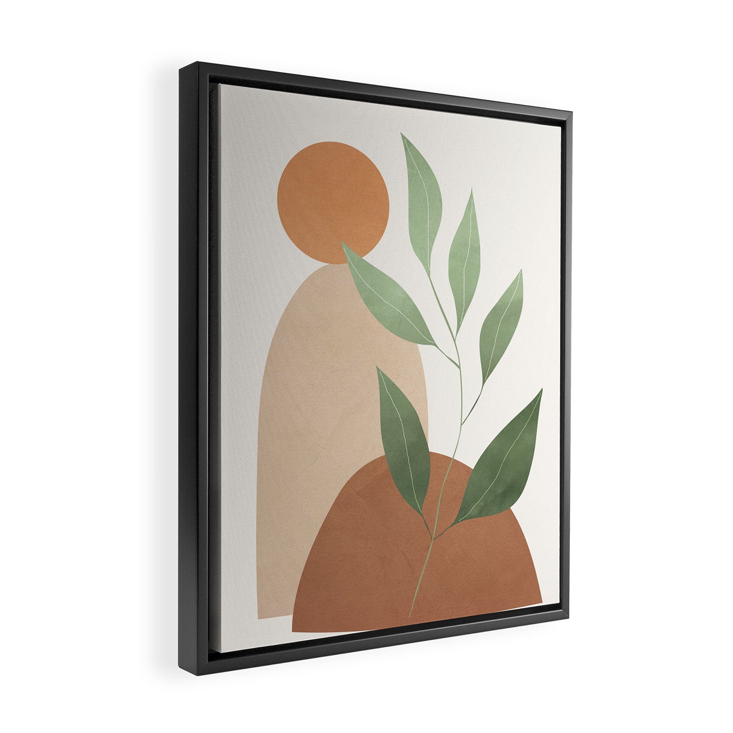 Abstract Rock Geometry 05 Framed Canvas Print Gallery Image 2