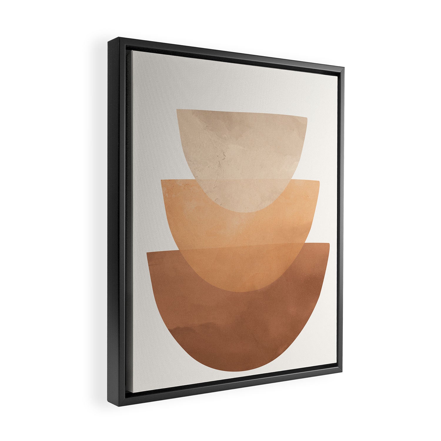 Abstract Rock Geometry 06 Framed Canvas Print Gallery Image 2