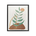 Abstract Rock Geometry 08 Framed Canvas Print Gallery Image 6