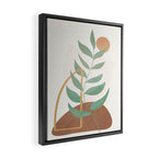 Abstract Rock Geometry 08 Framed Canvas Print Gallery Image 2