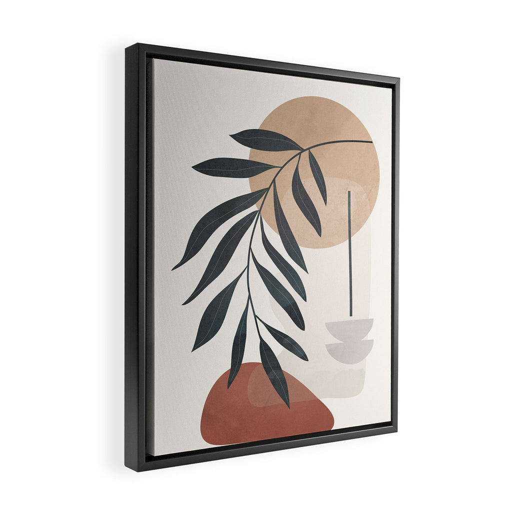Abstract Rock Geometry 10 Framed Canvas Print Gallery Image 2