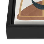 Abstract Rock Geometry 11 Framed Canvas Print Gallery Image 3