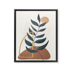 Abstract Rock Geometry 11 Framed Canvas Print Gallery Image 6
